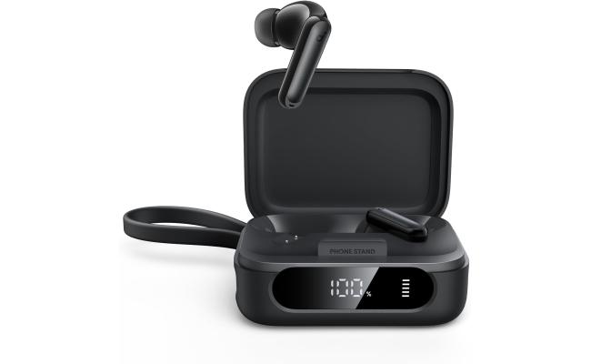 Anker Soundcore P41i Adaptive Noise Cancelling Earbuds with Portable Phone Charger, Only for USB-C Charging, 12H Playtime, 192H with Case, 6-Mic AI Clear Calls, IPX5 Wireless Bluetooth Earbuds - Black